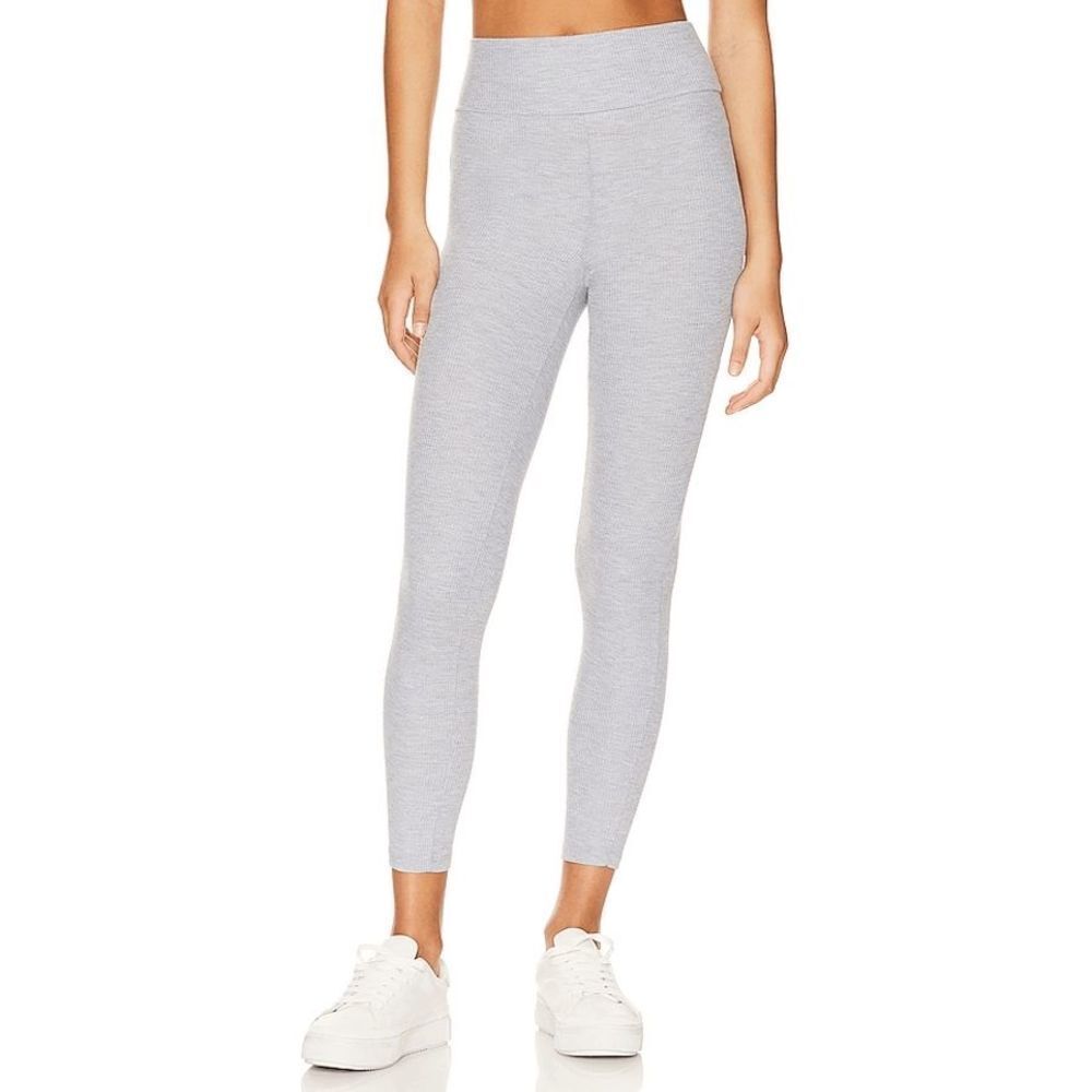 NWT WeWoreWhat Waffle Leggings Women's XS Heather Gray High Rise Pull On Skinny